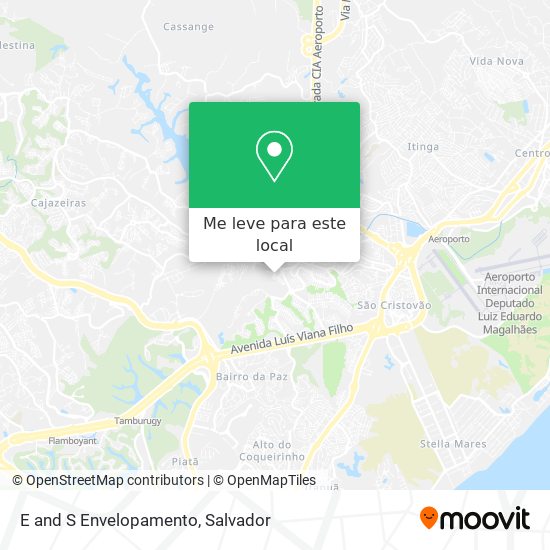 E and S Envelopamento mapa