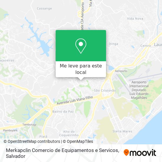 Merkapclin Comercio de Equipamentos e Servicos mapa