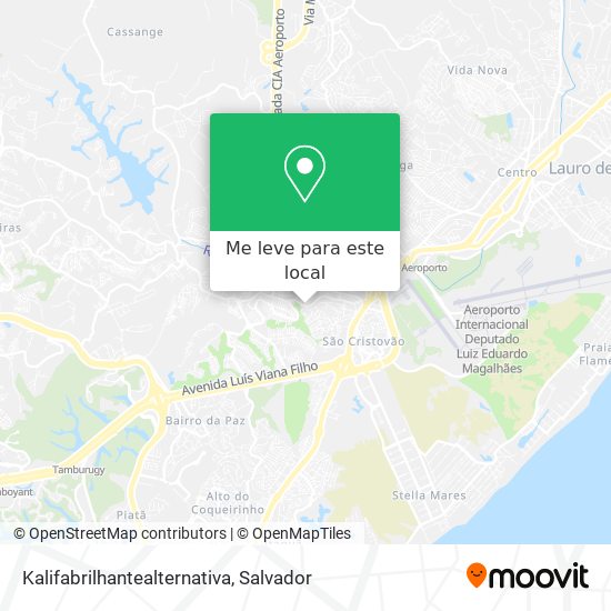 Kalifabrilhantealternativa mapa