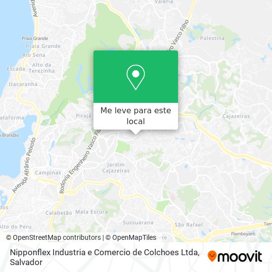 Nipponflex Industria e Comercio de Colchoes Ltda mapa