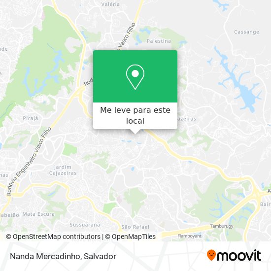 Nanda Mercadinho mapa