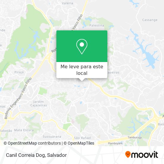 Canil Correia Dog mapa