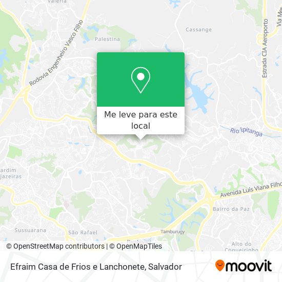 Efraim Casa de Frios e Lanchonete mapa