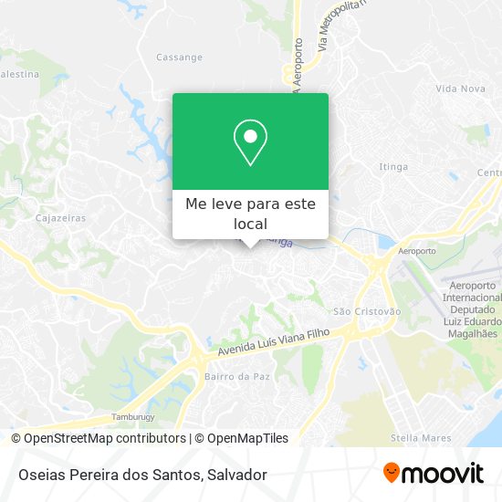 Oseias Pereira dos Santos mapa