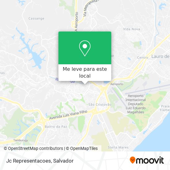 Jc Representacoes mapa