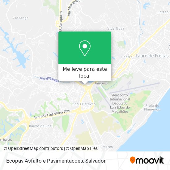 Ecopav Asfalto e Pavimentacoes mapa