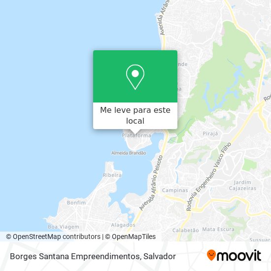 Borges Santana Empreendimentos mapa