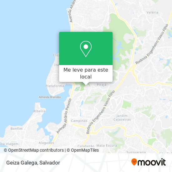 Geiza Galega mapa