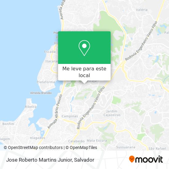 Jose Roberto Martins Junior mapa