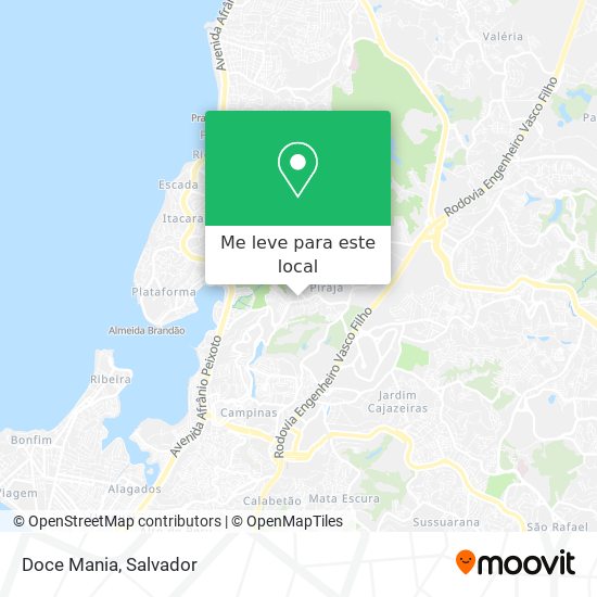 Doce Mania mapa