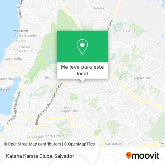 Katana Karate Clube mapa