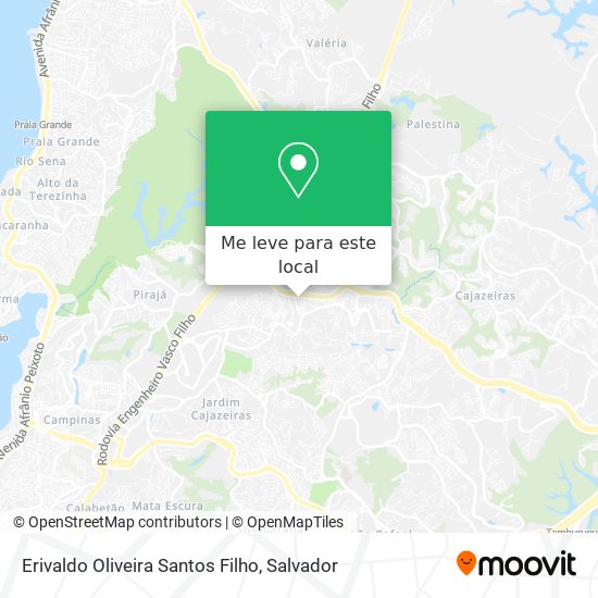 Erivaldo Oliveira Santos Filho mapa