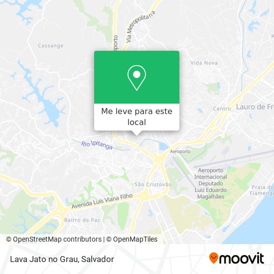 Lava Jato no Grau mapa