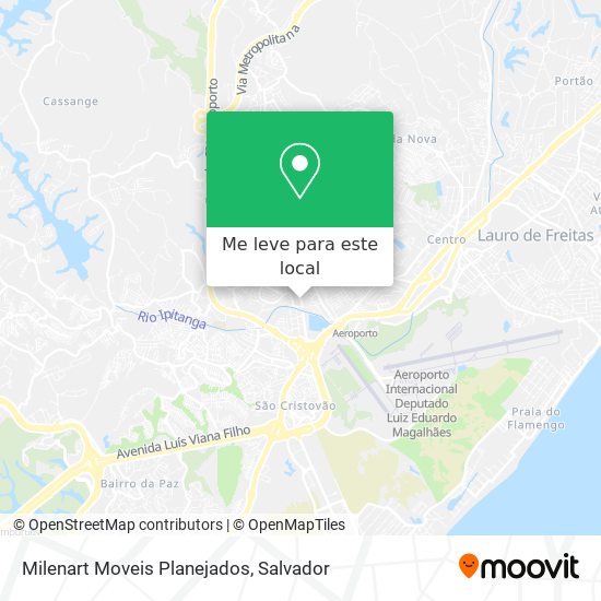 Milenart Moveis Planejados mapa