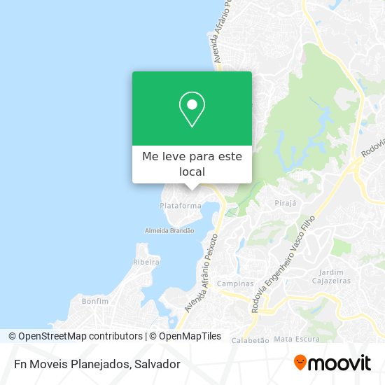 Fn Moveis Planejados mapa