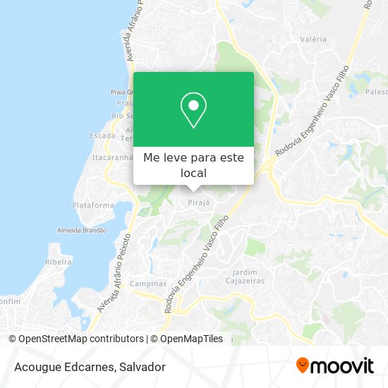 Acougue Edcarnes mapa