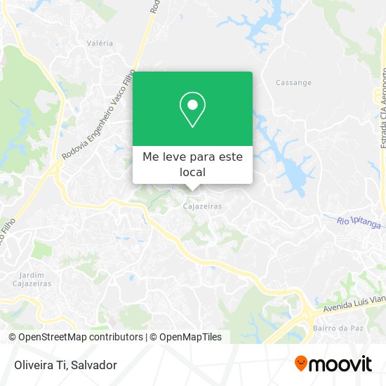 Oliveira Ti mapa