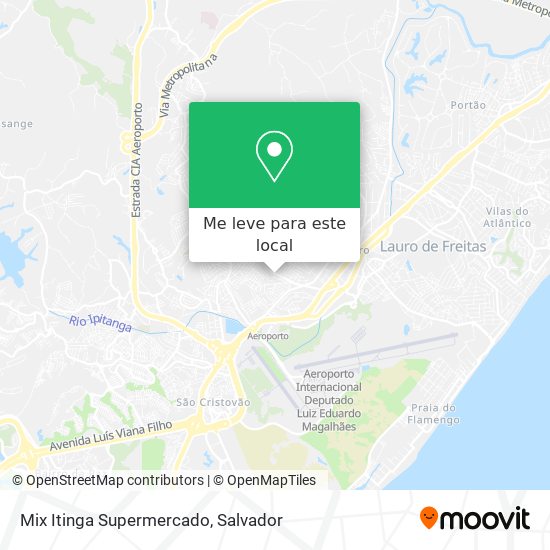 Mix Itinga Supermercado mapa