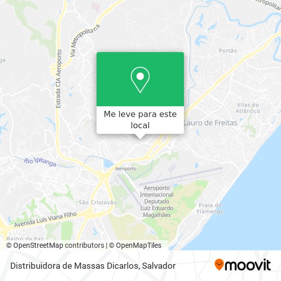 Distribuidora de Massas Dicarlos mapa