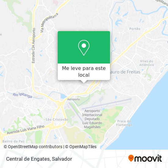 Central de Engates mapa