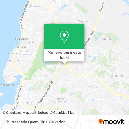 Churrascaria Quem Diria mapa