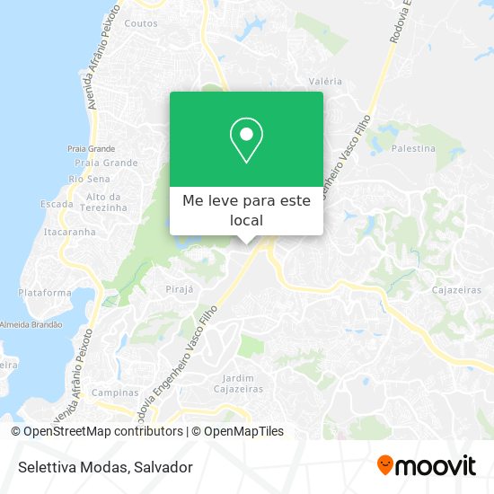 Selettiva Modas mapa