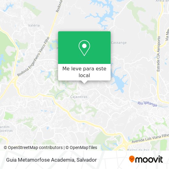 Guia Metamorfose Academia mapa
