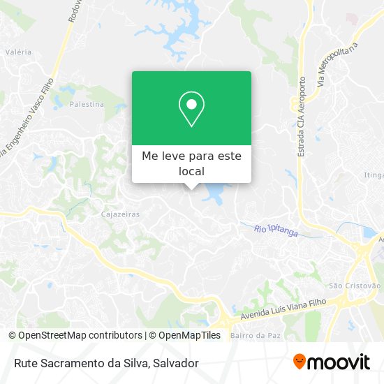 Rute Sacramento da Silva mapa