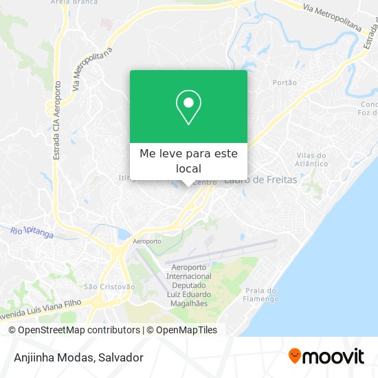 Anjiinha Modas mapa