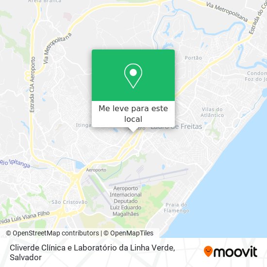 Cliverde Clínica e Laboratório da Linha Verde mapa