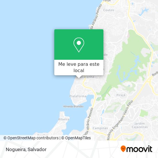 Nogueira mapa