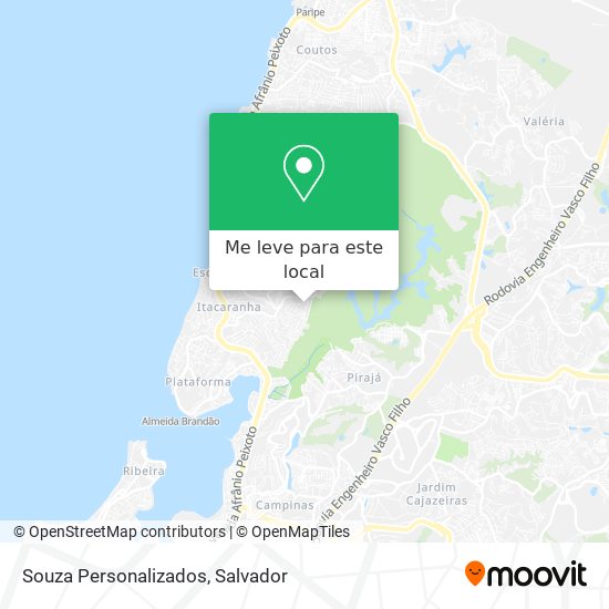 Souza Personalizados mapa