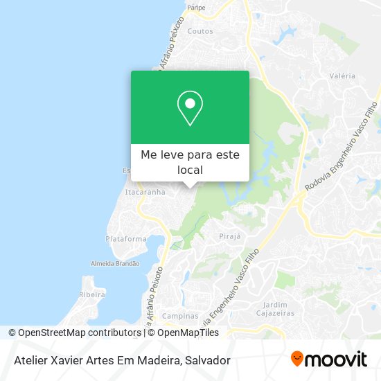 Atelier Xavier Artes Em Madeira mapa