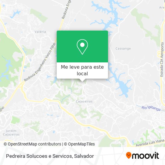 Pedreira Solucoes e Servicos mapa