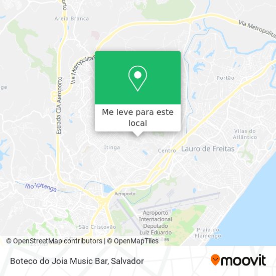 Boteco do Joia Music Bar mapa