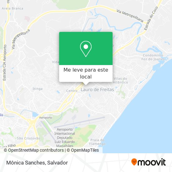 Mônica Sanches mapa