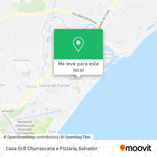 Casa Grill Churrascaria e Pizzaria mapa