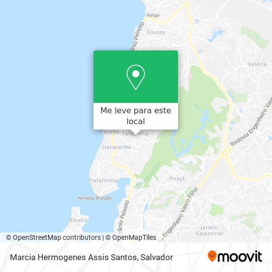 Marcia Hermogenes Assis Santos mapa
