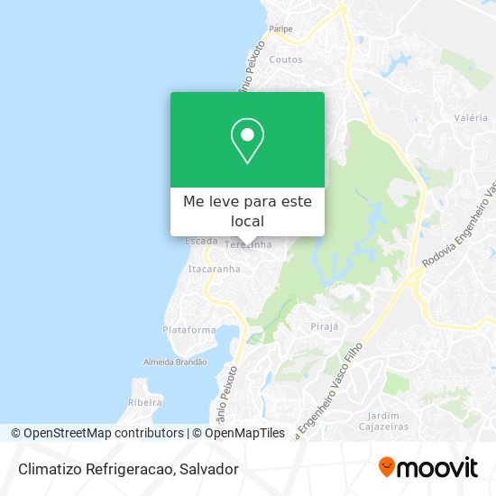 Climatizo Refrigeracao mapa