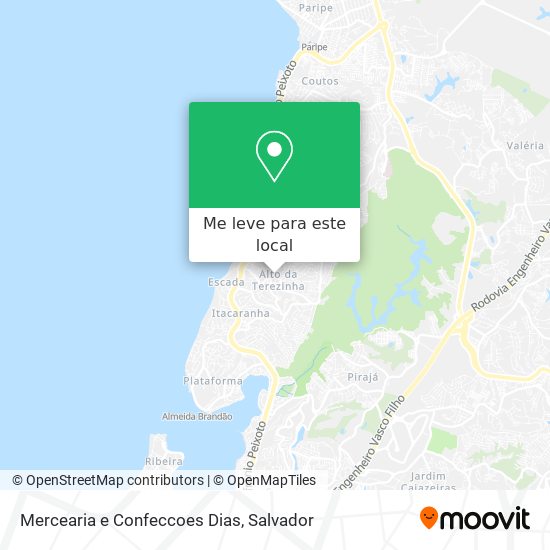 Mercearia e Confeccoes Dias mapa