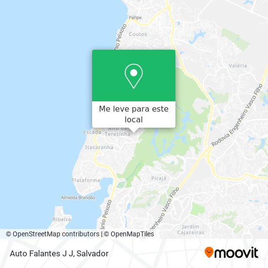 Auto Falantes J J mapa