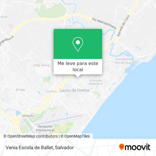 Venia Escola de Ballet mapa