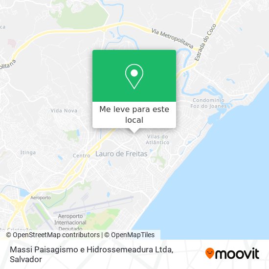Massi Paisagismo e Hidrossemeadura Ltda mapa