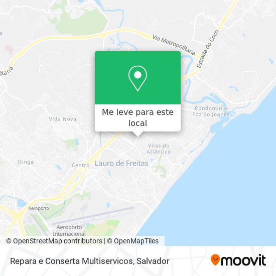 Repara e Conserta Multiservicos mapa