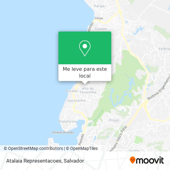 Atalaia Representacoes mapa