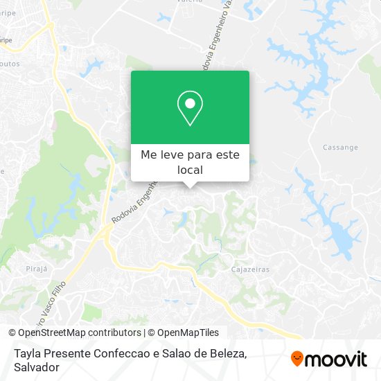 Tayla Presente Confeccao e Salao de Beleza mapa