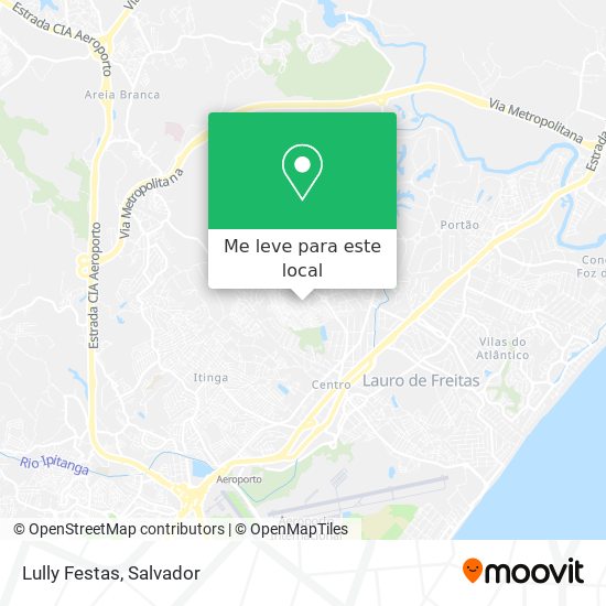 Lully Festas mapa