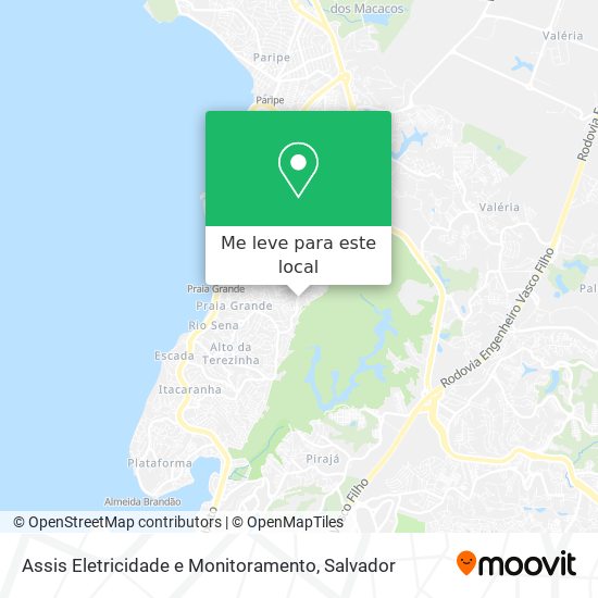 Assis Eletricidade e Monitoramento mapa