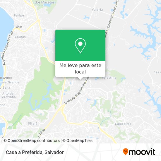 Casa a Preferida mapa
