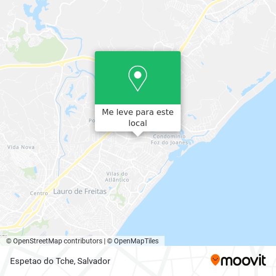 Espetao do Tche mapa